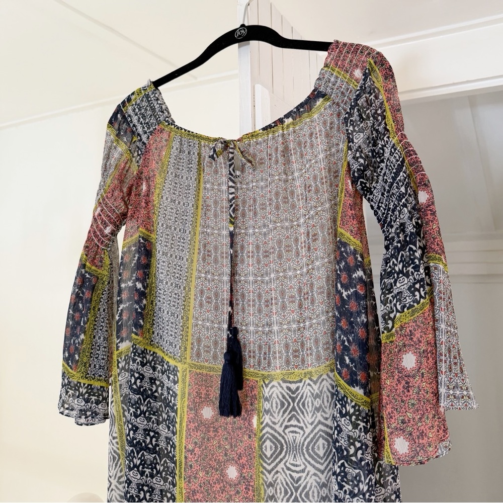 Likely Barrow Patchwork Off Shoulder Mini Dress i… - image 11